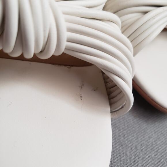 House of Harlow 1960‎ x Revolve Hampton Sandal in Ivory Size 5.5 HOOF-WZ236 - Picture 10 of 12